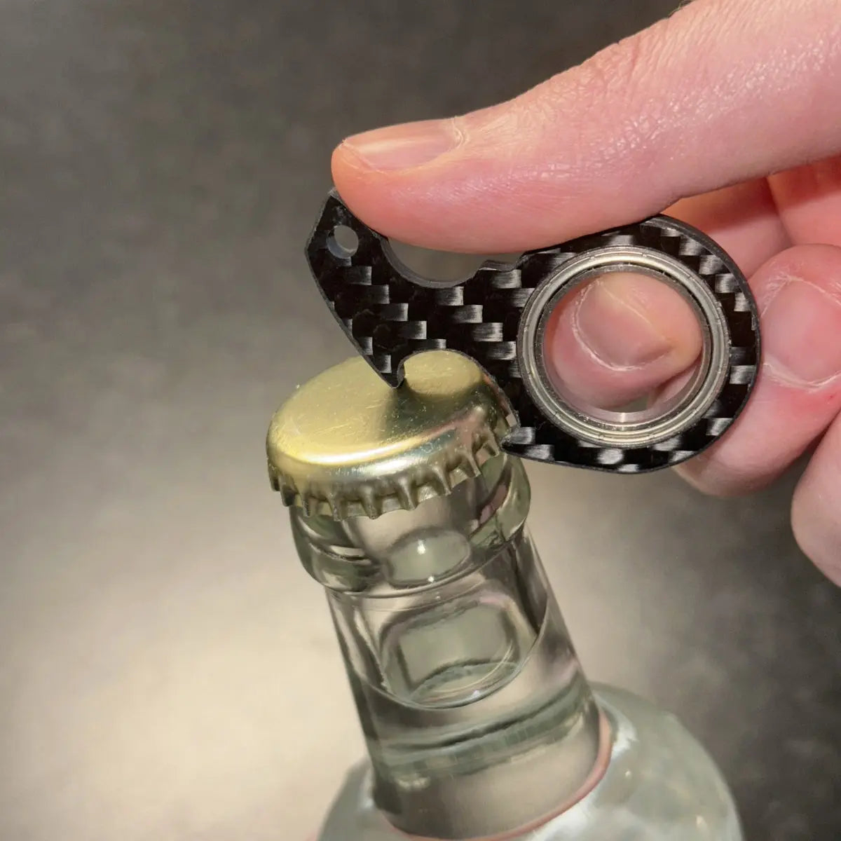 NinjaSpinner Carbon Fiber Keychain