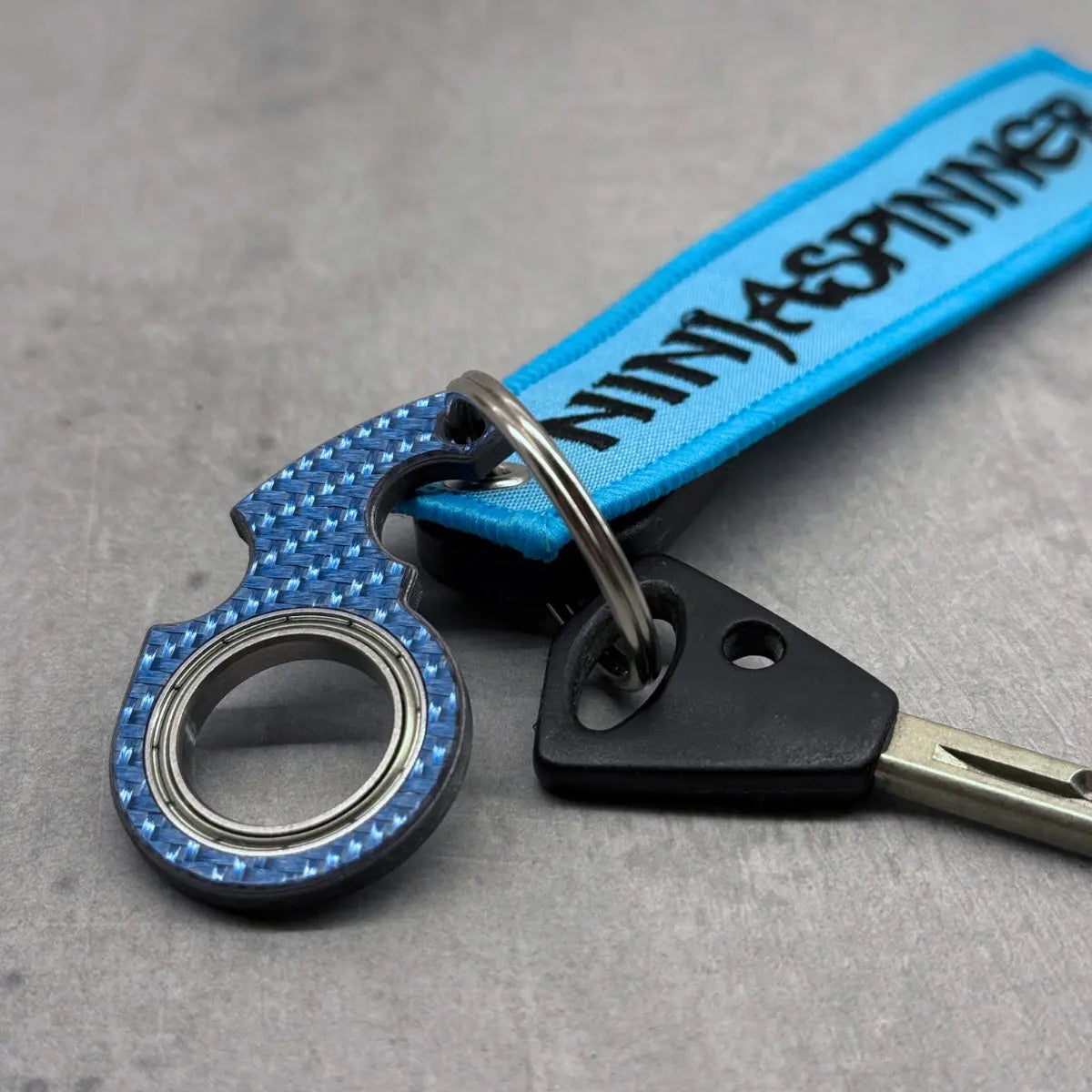 NinjaSpinner Carbon Fiber Keychain CarbonCase