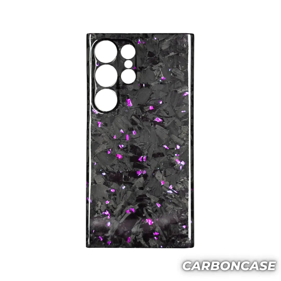 Samsung Full Carbon Fiber Case CarbonCase Forged Carbon Fiber Purple / S22 Ultra