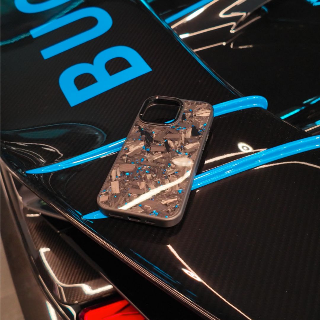 CarbonCase at Bugatti Munich: Real Forged Carbon Fiber, Up Close