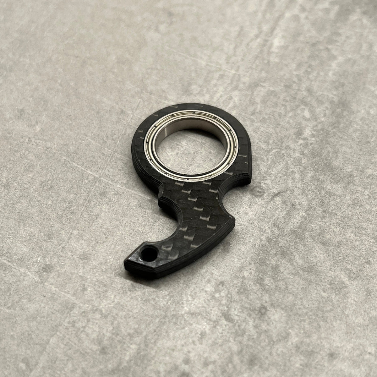 NinjaSpinner Carbon Fiber Keychain