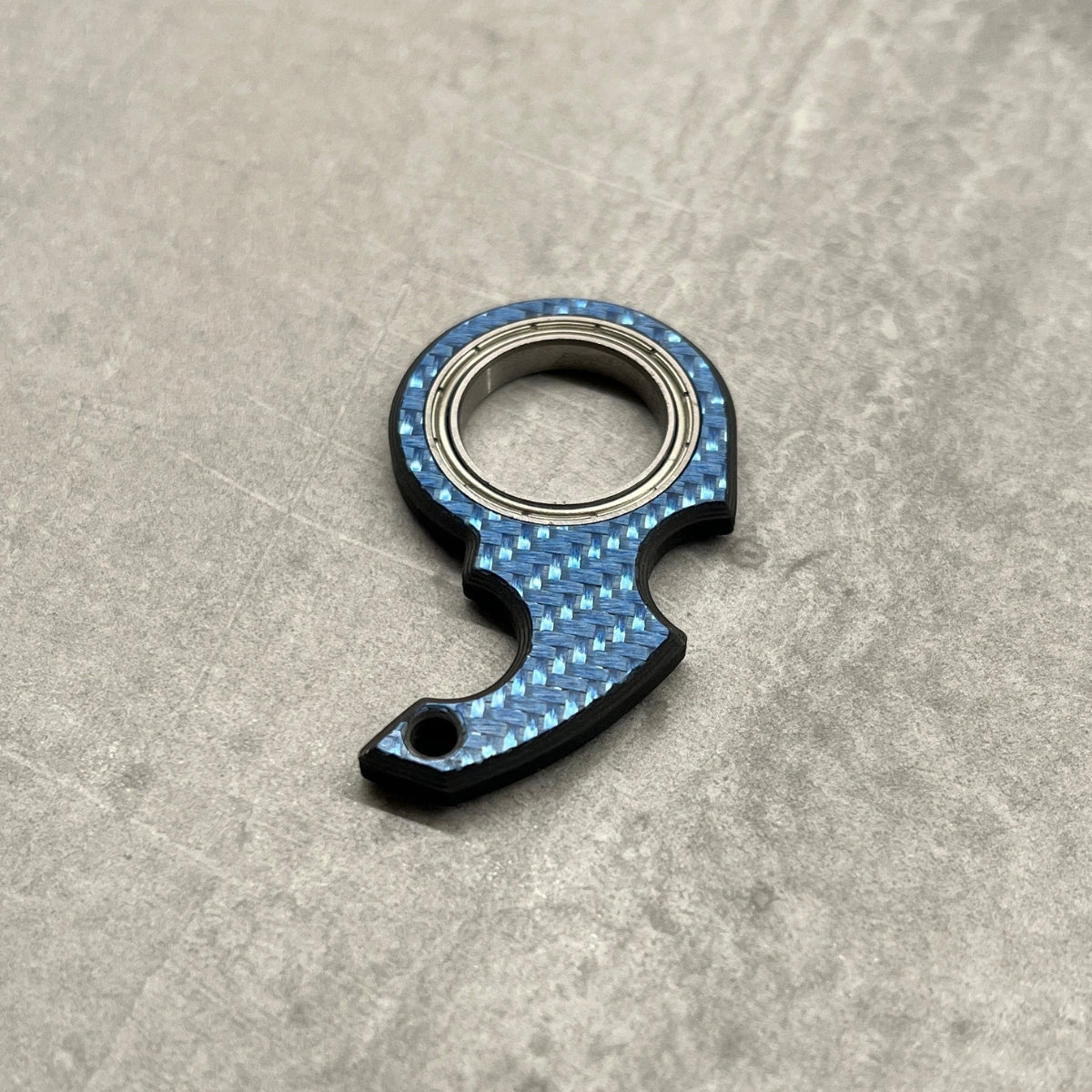 NinjaSpinner Carbon Fiber Keychain
