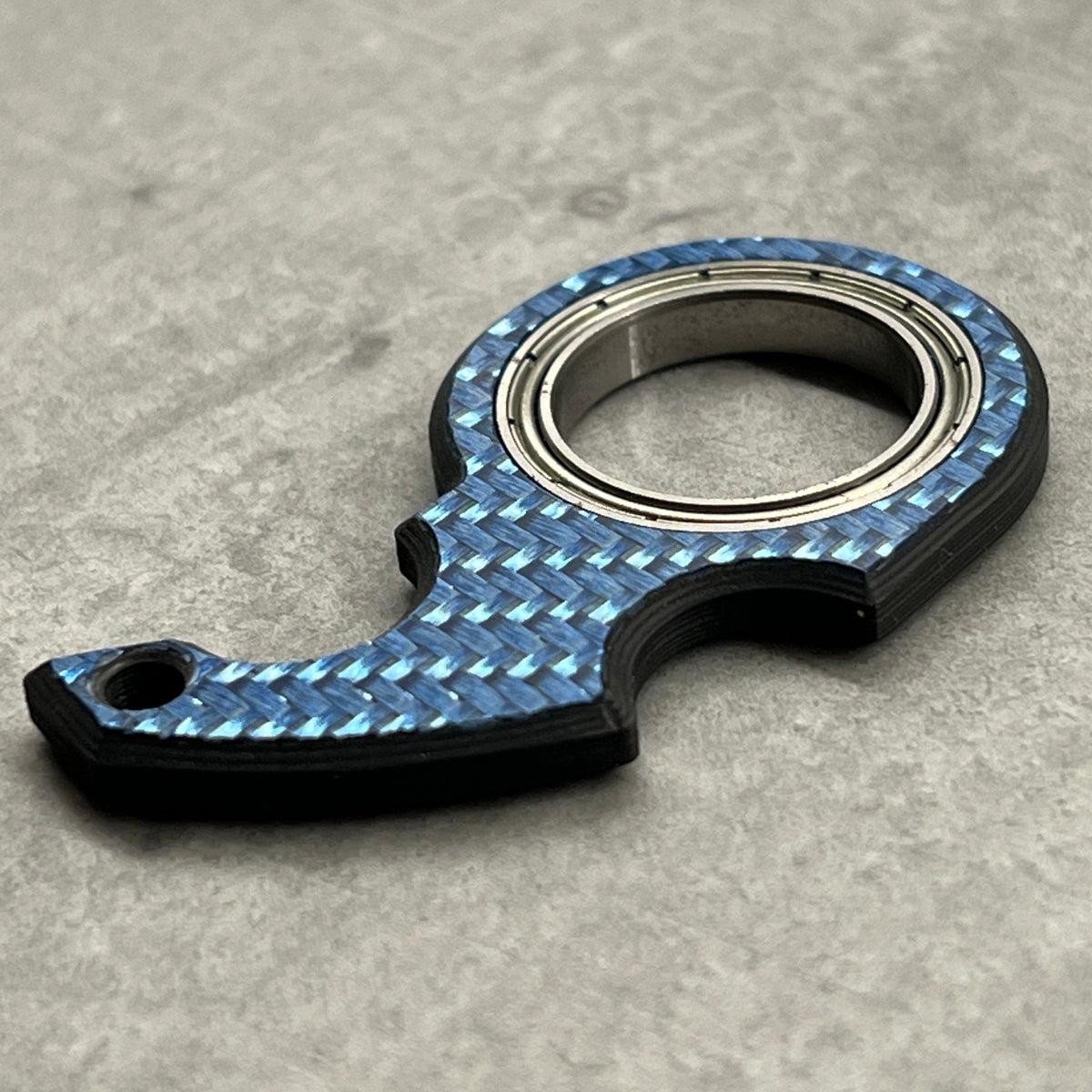 NinjaSpinner Carbon Fiber Keychain