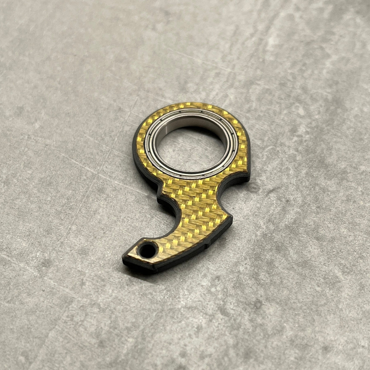 NinjaSpinner Carbon Fiber Keychain