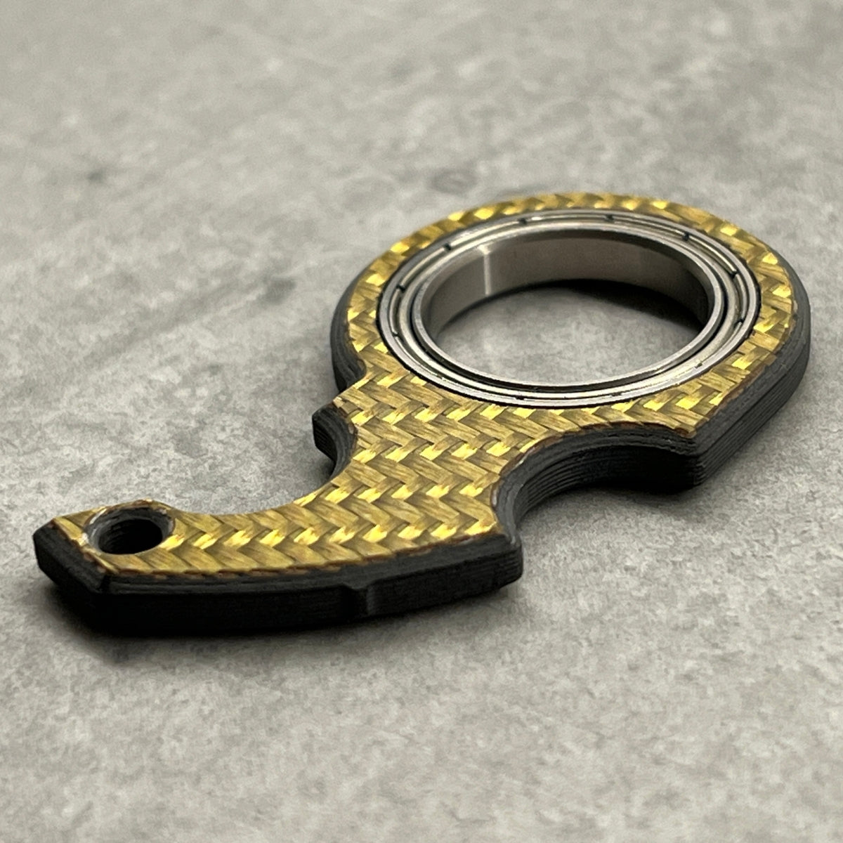 NinjaSpinner Carbon Fiber Keychain
