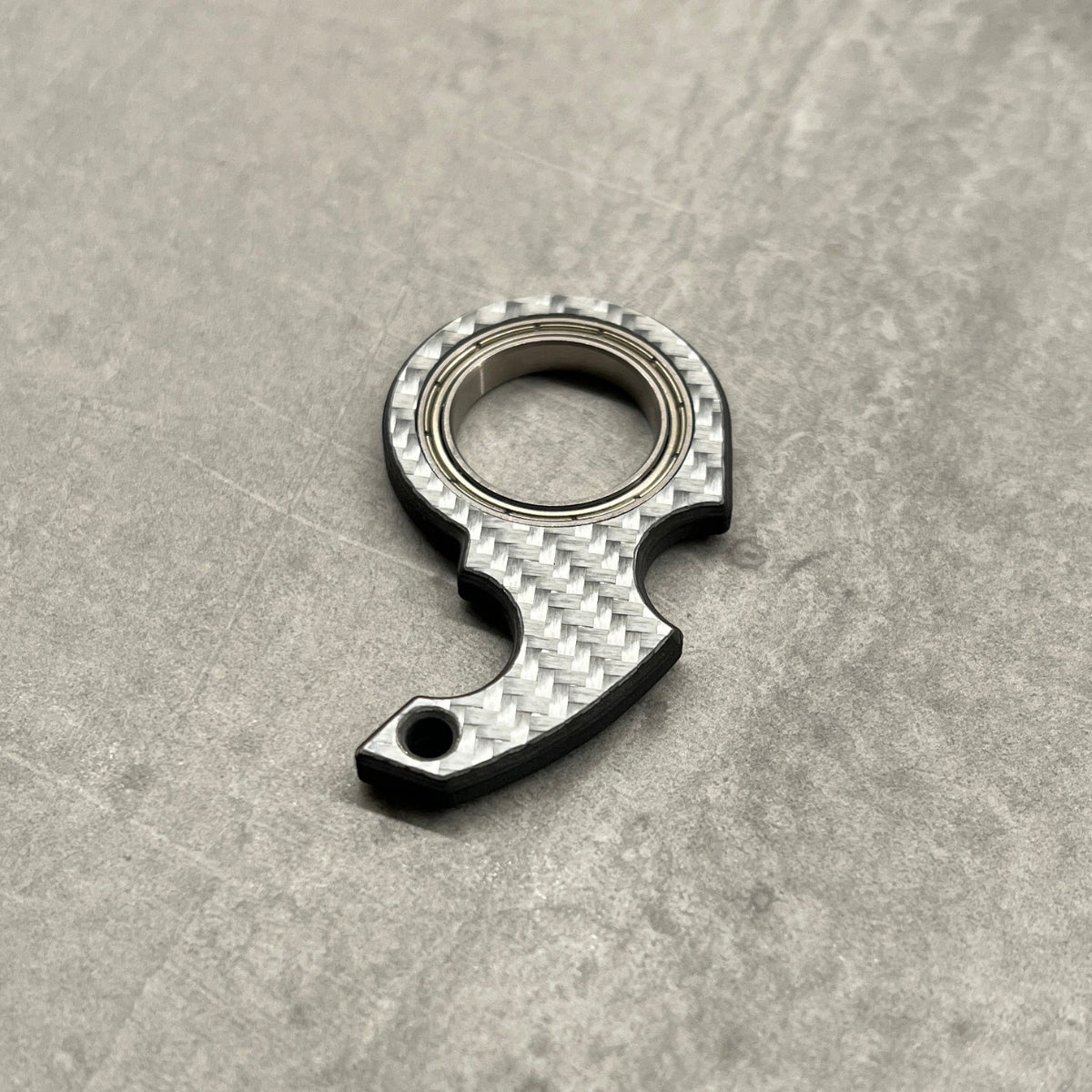 NinjaSpinner Carbon Fiber Keychain