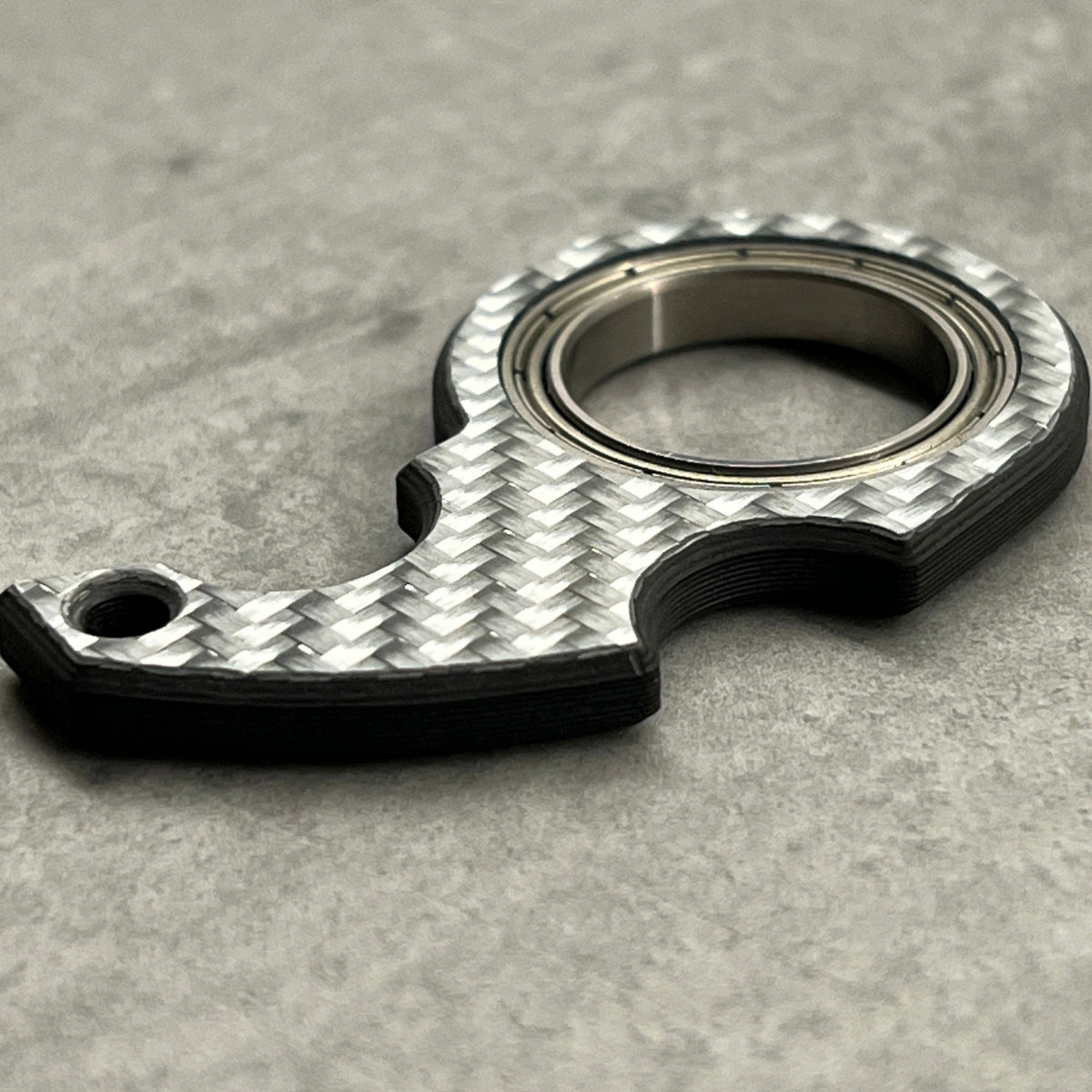 NinjaSpinner Carbon Fiber Keychain