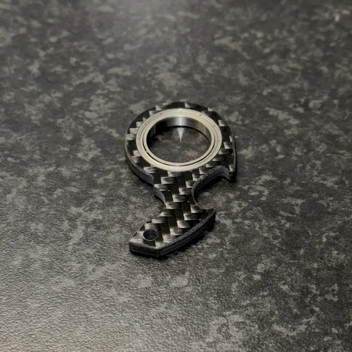 NinjaSpinner Carbon Fiber Keychain