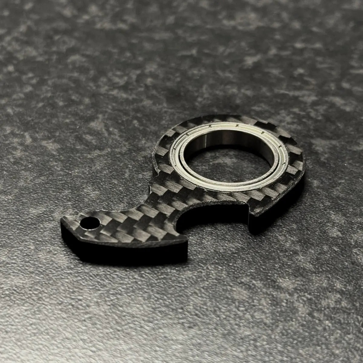 NinjaSpinner Carbon Fiber Keychain