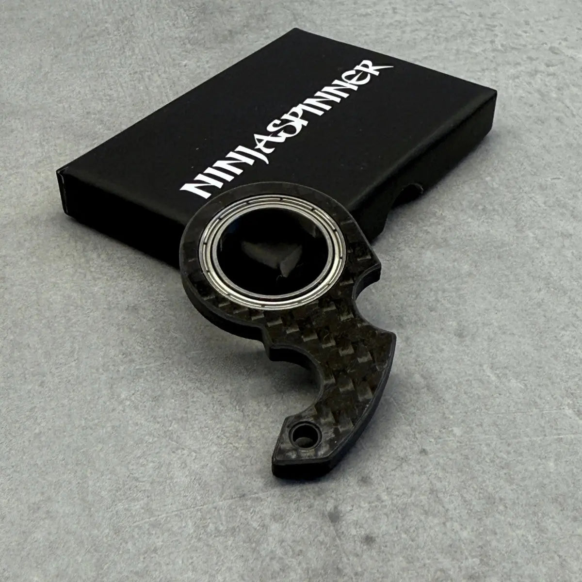 NinjaSpinner Carbon Fiber Keychain  CarbonCase