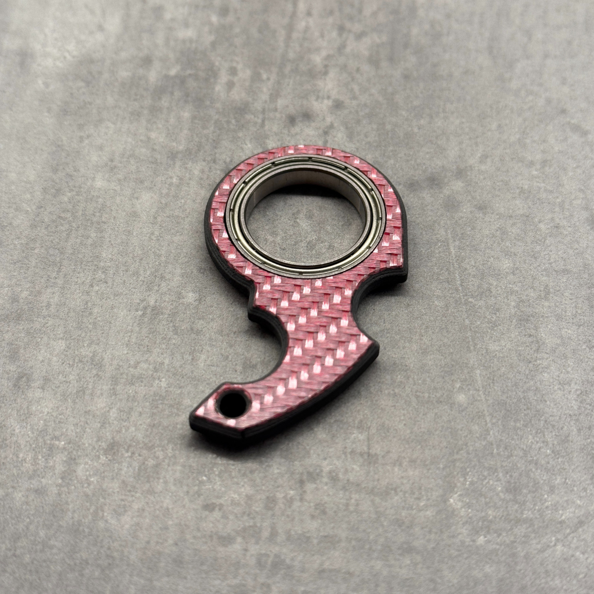 NinjaSpinner Carbon Fiber Keychain