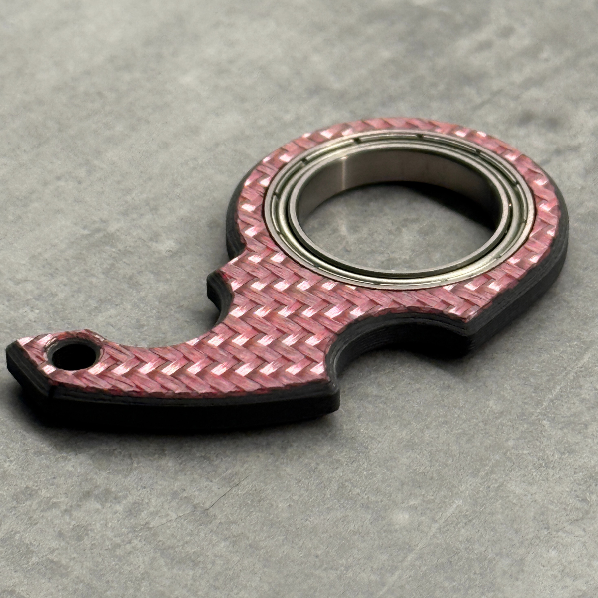 NinjaSpinner Carbon Fiber Keychain