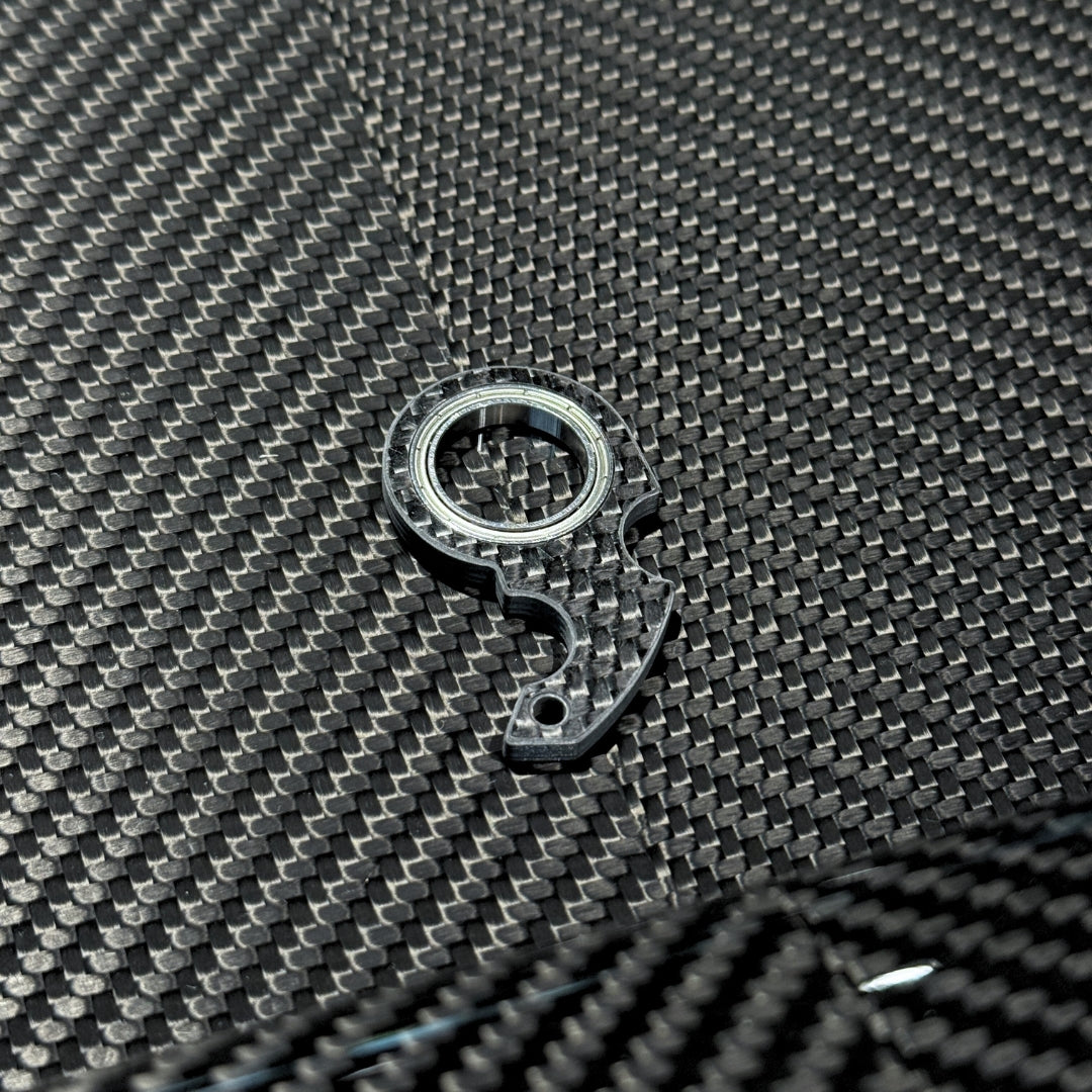 NinjaSpinner Carbon Fiber Keychain