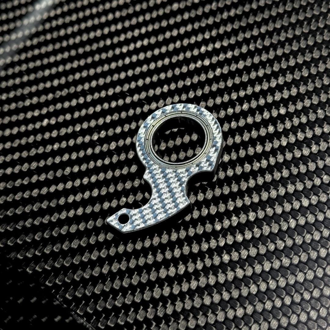 NinjaSpinner Carbon Fiber Keychain