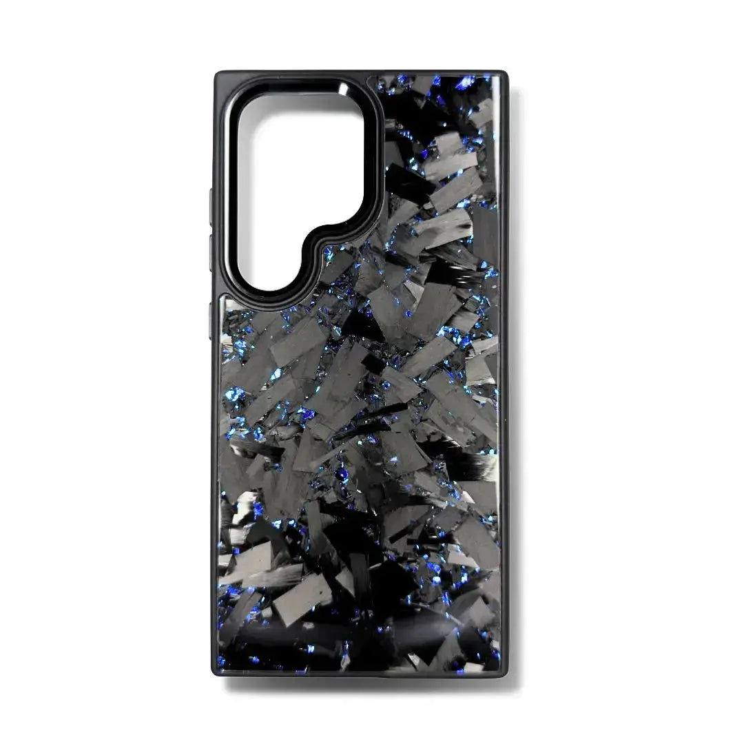 Samsung Forged Carbon Case V2  CarbonCase Forged Carbon Fiber Blue / S22