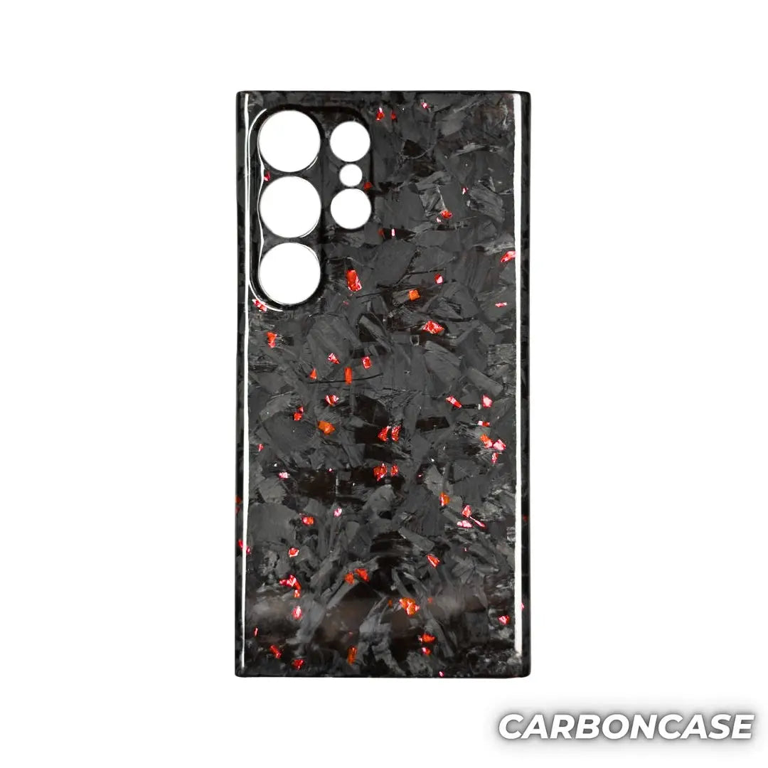 Samsung Full Carbon Fiber Case  CarbonCase Forged Carbon Fiber Red / S22 Ultra